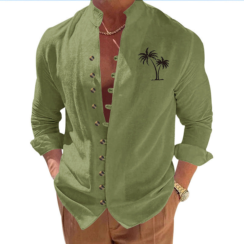 Coconut Vintage Print Slim shirt