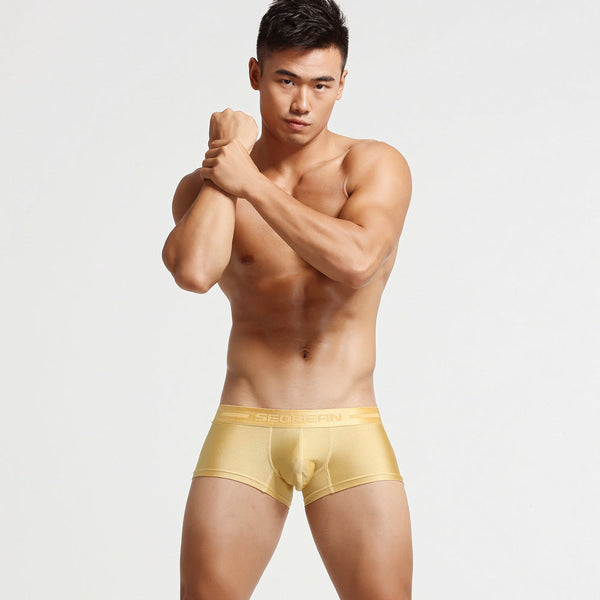 Hibbing Men's Boxer Pants U Raised Sexy Panties Flat Foot Briefs