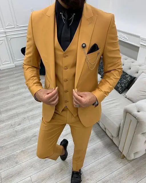 Men's Three-piece Suit Host Banquet Men