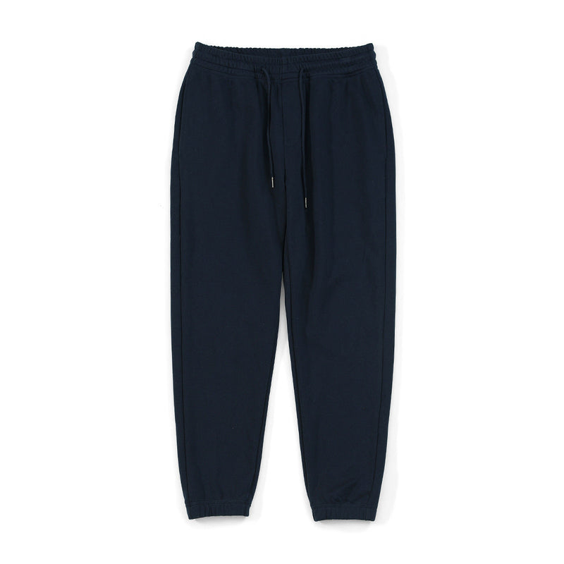 Slightly Loose Drawstring Grey Trousers For Men