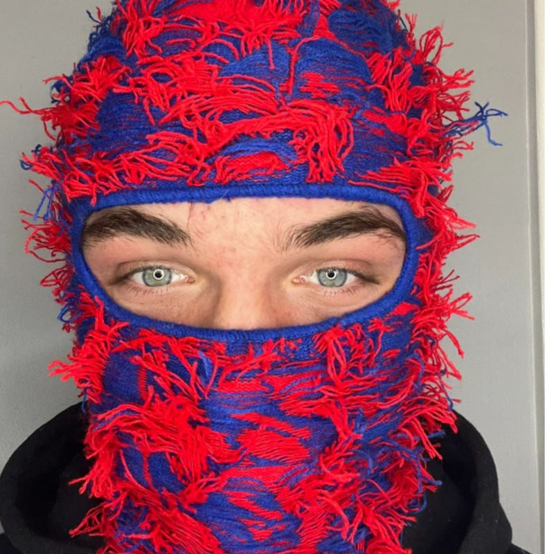 Balaclava Men's And Women's Knitted Camouflage Headgear Wool Hat