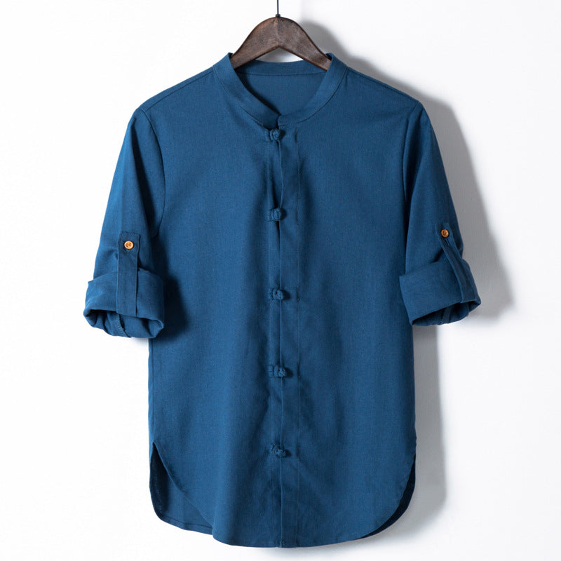 Men's Cotton Linen Shirt