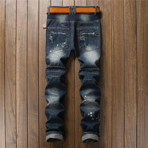 Male distressed jeans