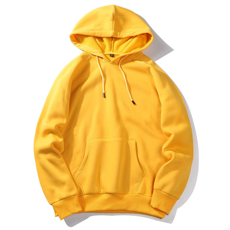 Loose Cool Blank Fleece hoodie Men's