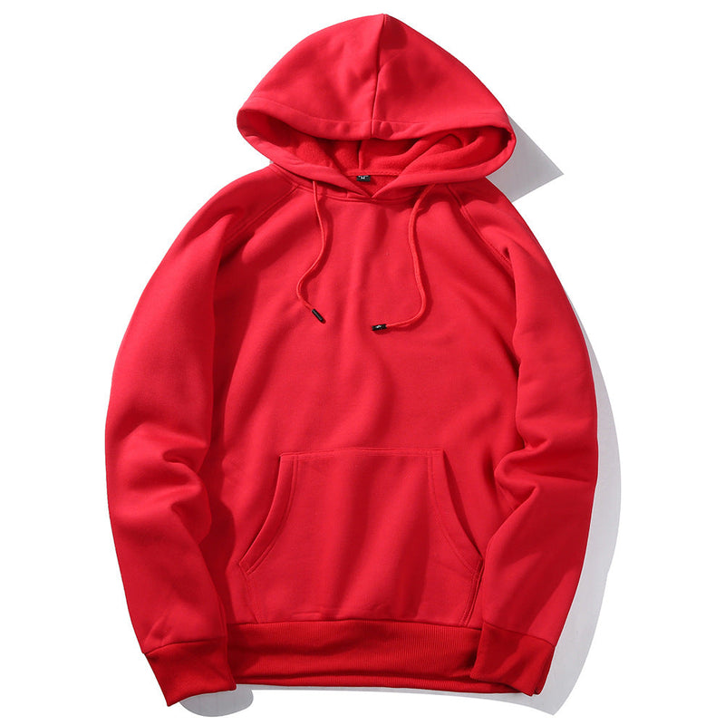 Loose Cool Blank Fleece hoodie Men's