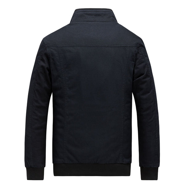 Men's Fleece-lined Thickened Slim Fit Coat