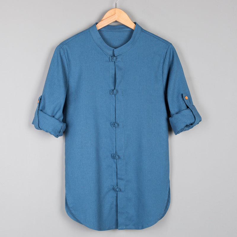 Men's Cotton Linen Shirt