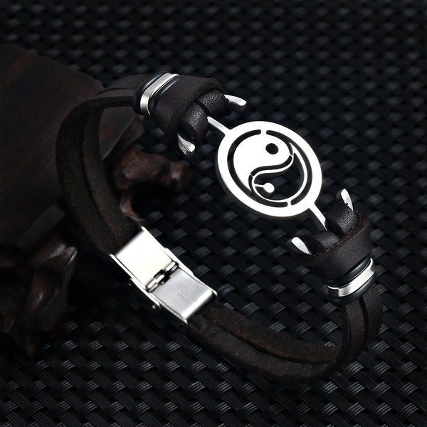 Titanium steel bracelet men
