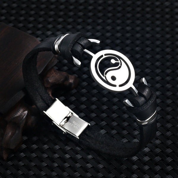 Titanium steel bracelet men