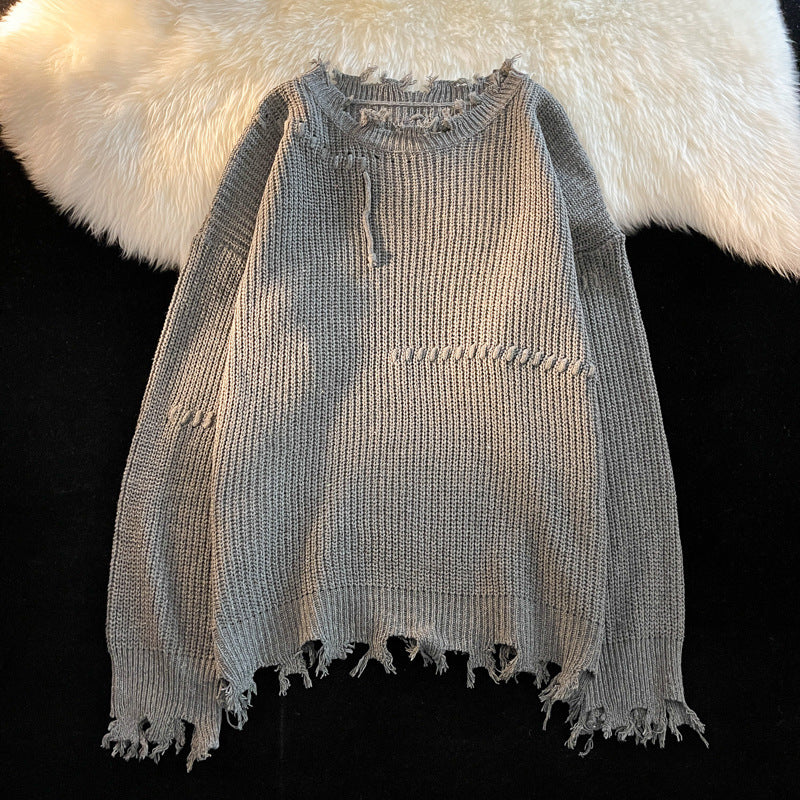 Couples Round Neck Knitted Sweater