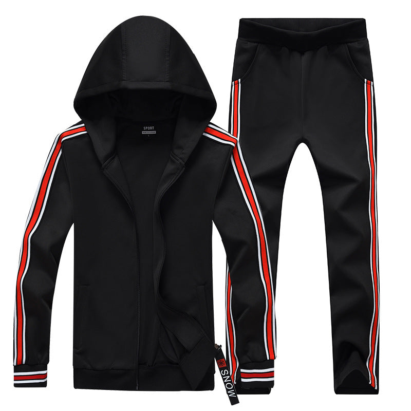 casual men and women running fitness couple tracksuit