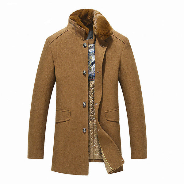 Woolen Overcoat Men
