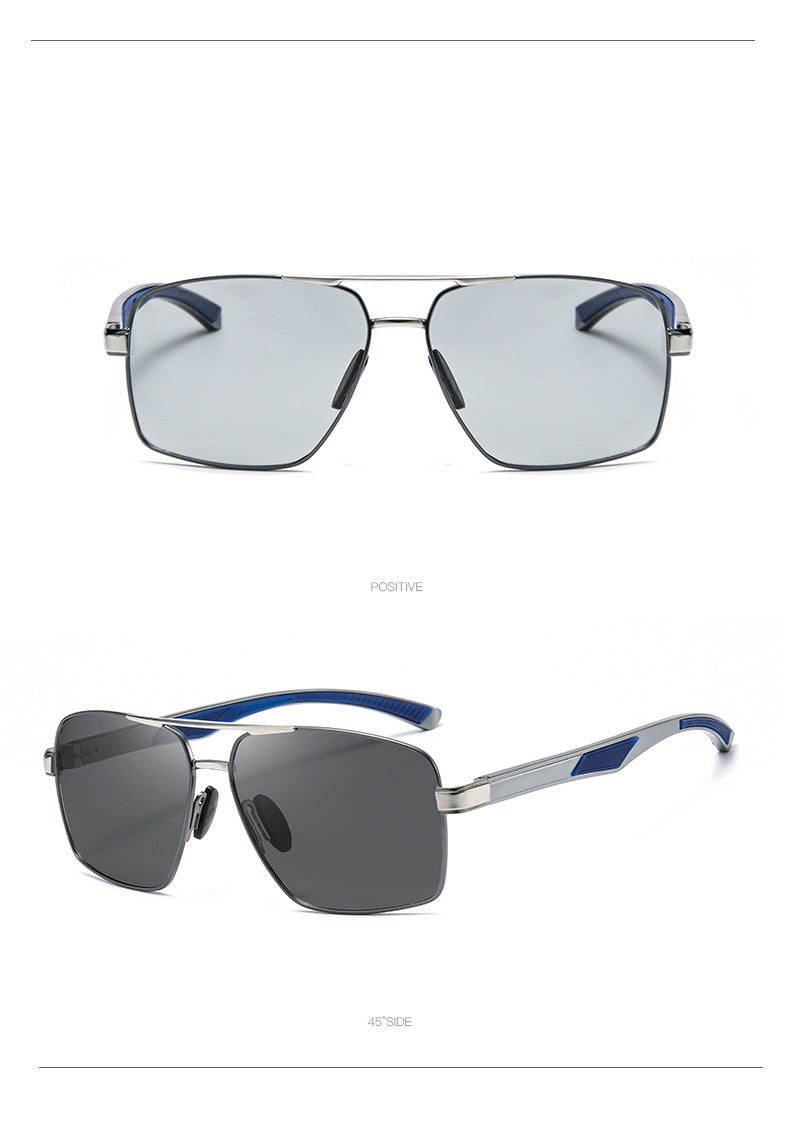 Sunglasses Men's New Trendy Color-changing Polarized Sunglasses