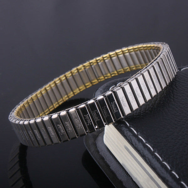 Gold Lettering Bracelet
