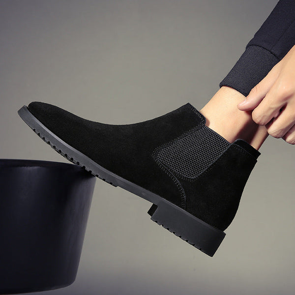 High Top Chelsea Ankle Boots