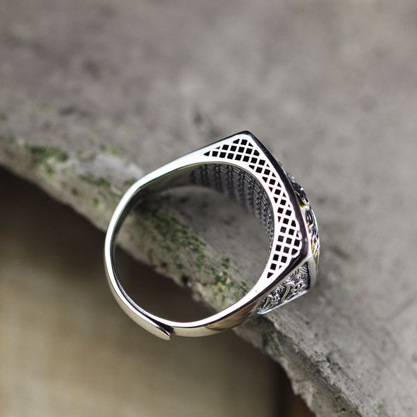 Sterling Silver Dragon Rings For Men And Women