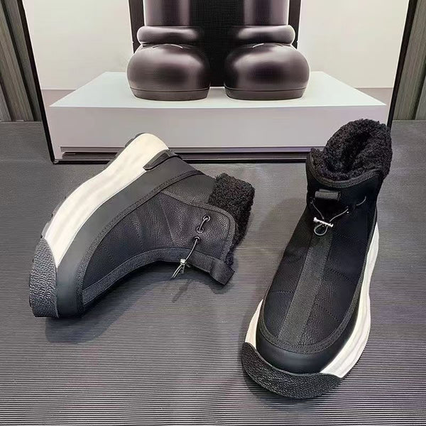 High-top Platform Men's Genuine Leather Shoes