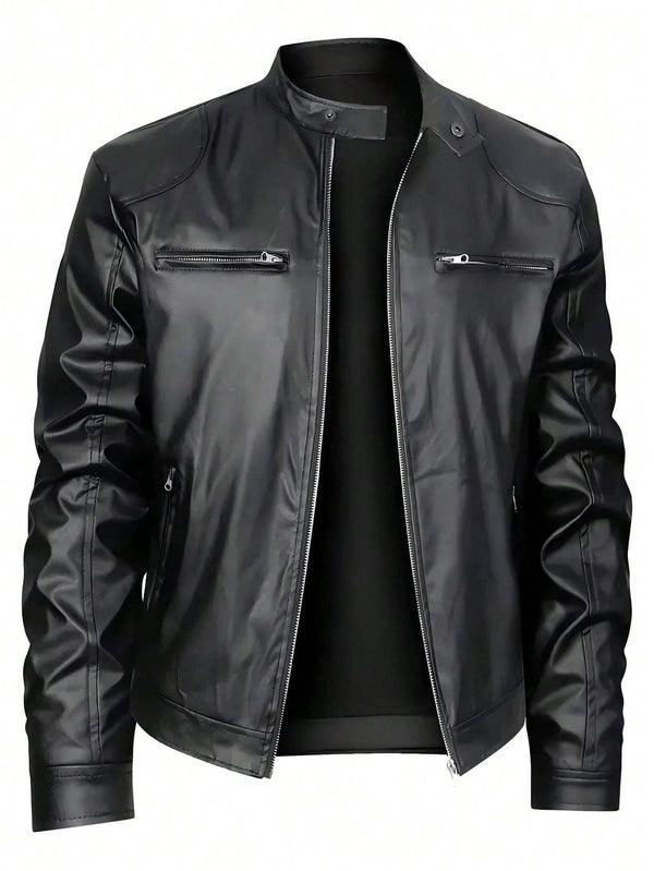 Men's Stand-up Collar Business Casual Jacket