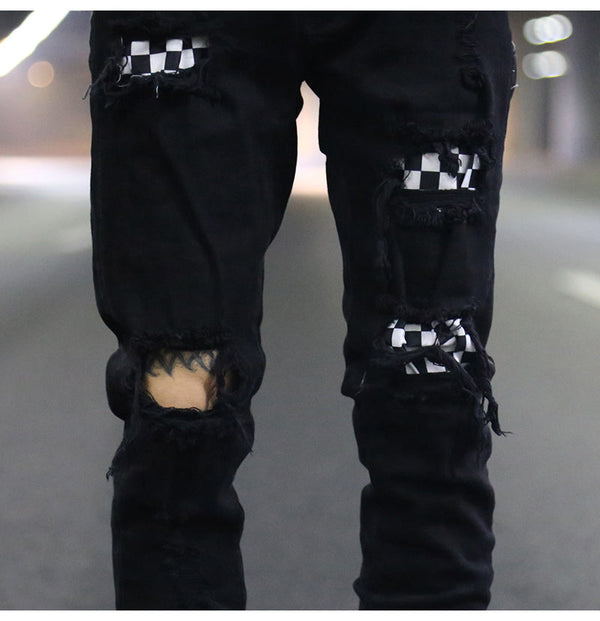 Small distressed jeans