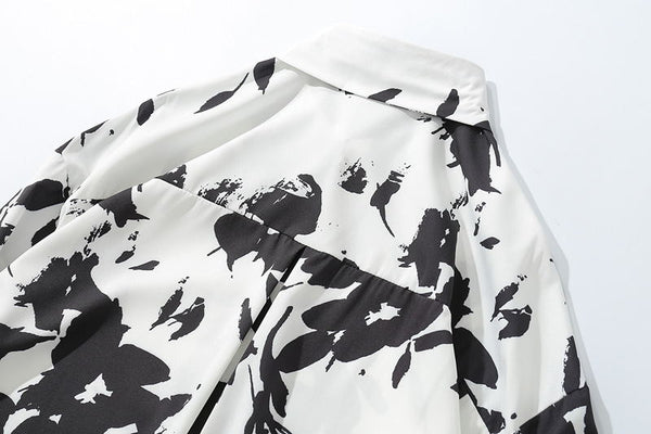 floral Long-sleeved shirt