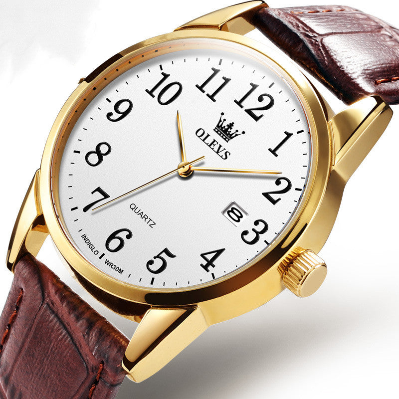 Waterproof Quartz Watch men
