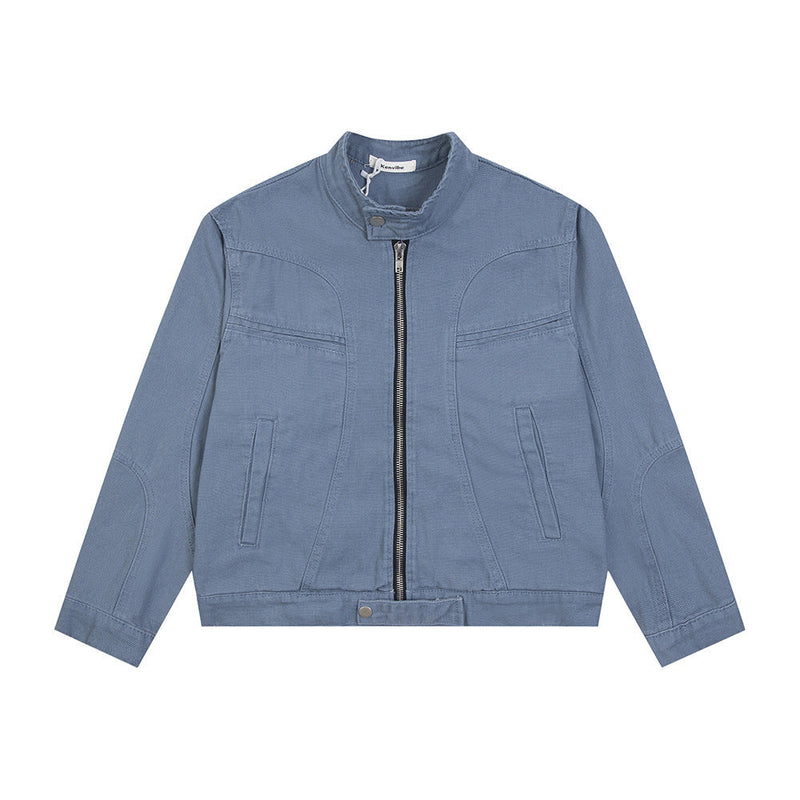 Men's Punk Deconstruction Split Stitching jacket