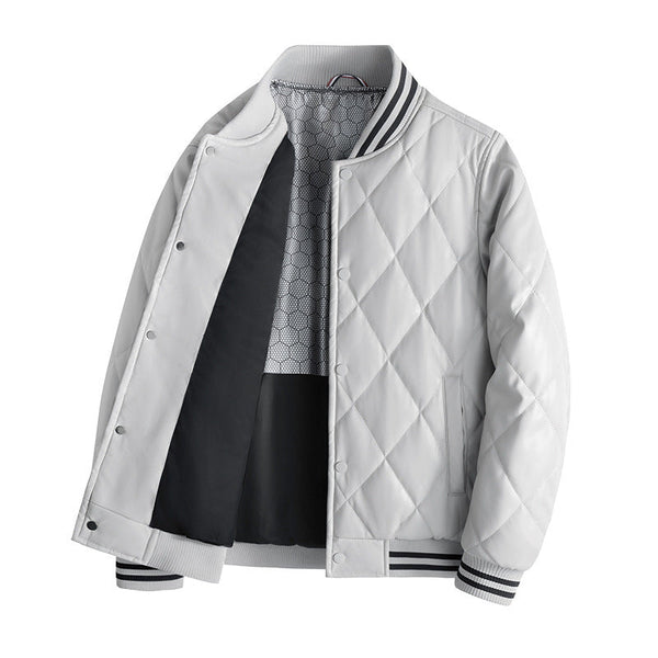 Men's Leather Baseball Uniform jacket