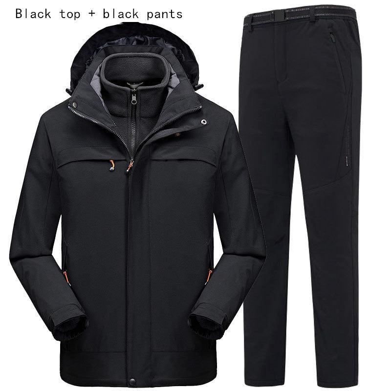 Three-in-one jacket jumpsuit men