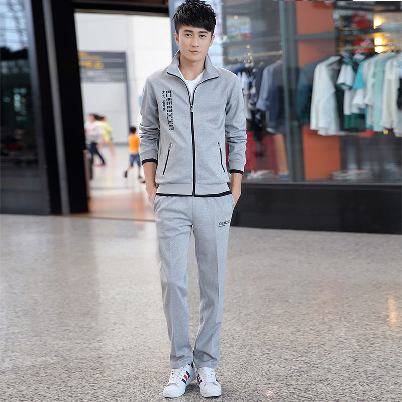 Men and women couple sports casual jumpsuit