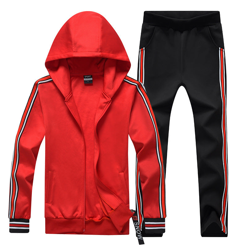 casual men and women running fitness couple tracksuit