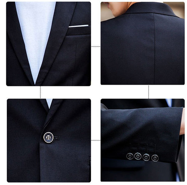 two-piece business suit men