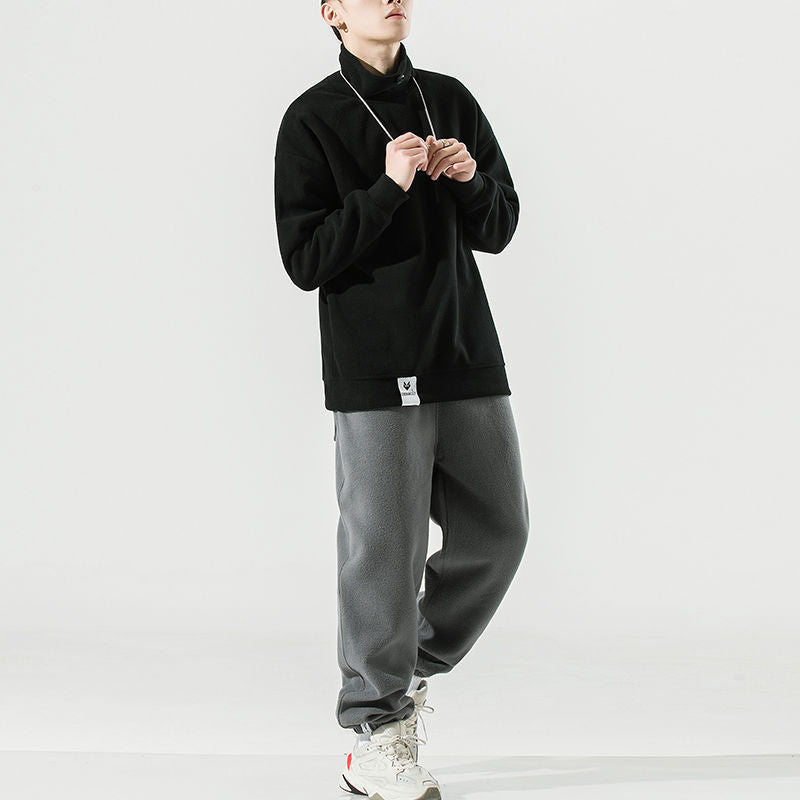 Warm Polar Fleece Casual JumpSuit Men