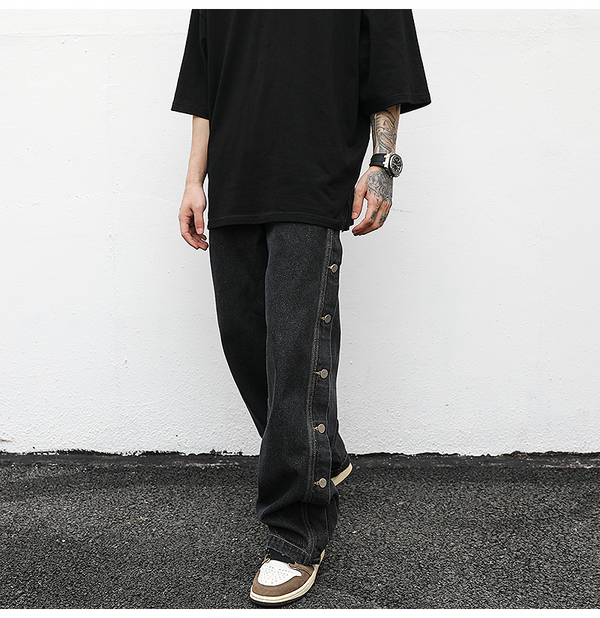 Straight loose jeans