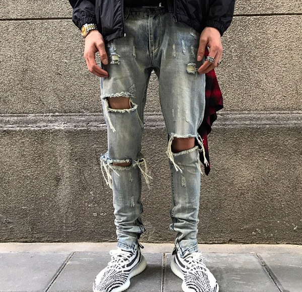 men and women GRE hip hop street jeans