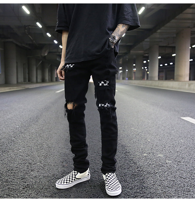 Small distressed jeans