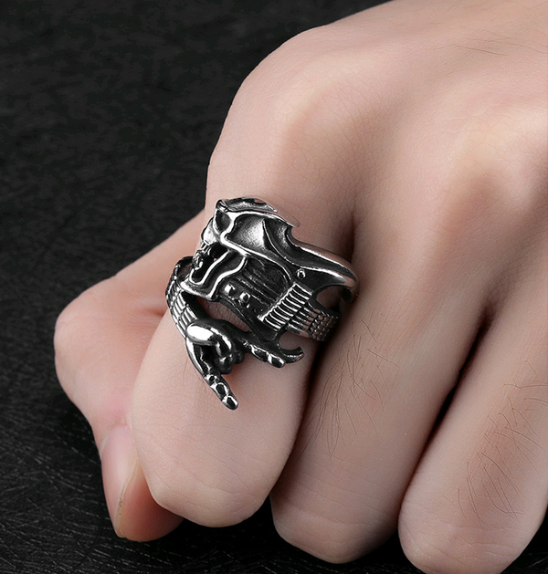 guitar victory gesture instrument single ring