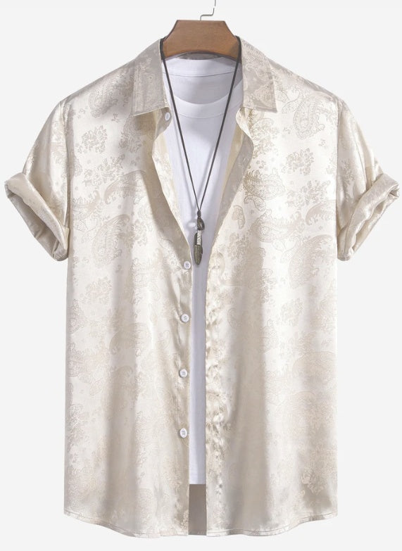 Printed Loose Men's Shirt