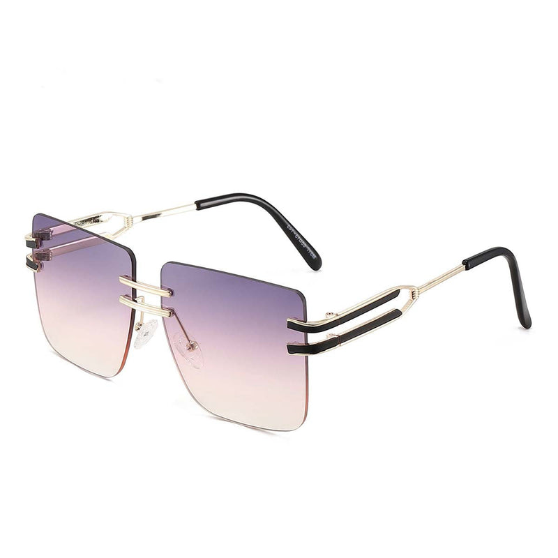 Frameless Square Glasses
