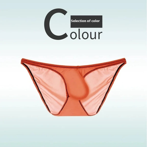 Men's Briefs Men's Summer Ice Silk Ultra-thin Seamless