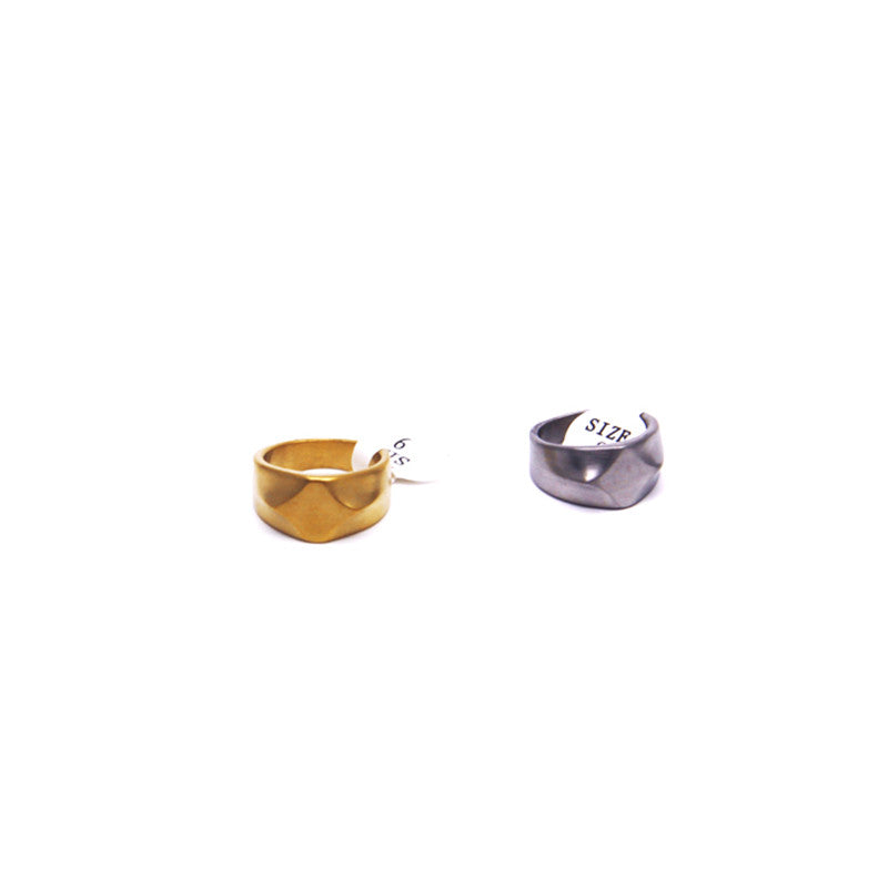 Street Trend Fashion Flat Cutout Rings