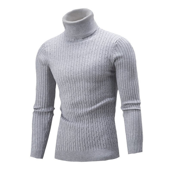 Men's Turtleneck Long Sleeve Sweater