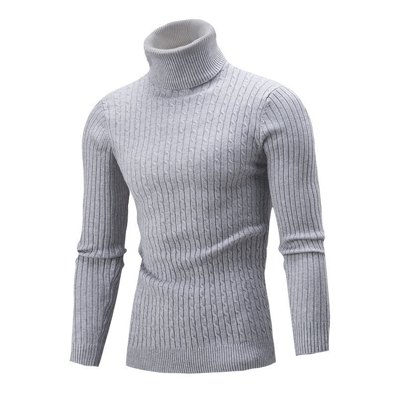 Men's Turtleneck Long Sleeve Sweater