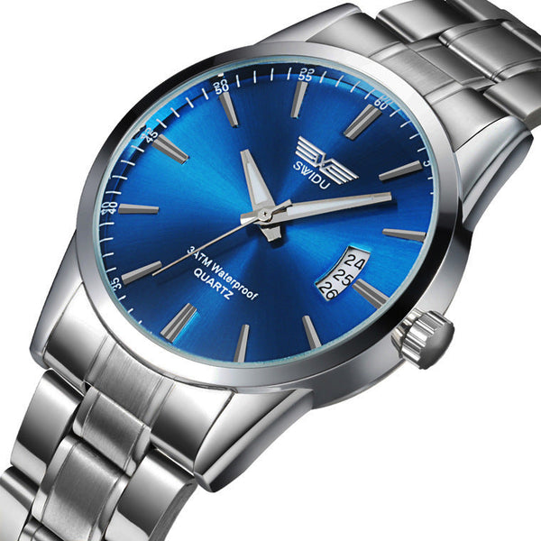 Men's steel watch