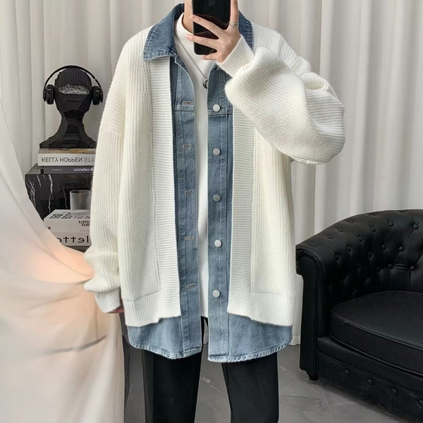 Men's Knitted Cardigan Coat