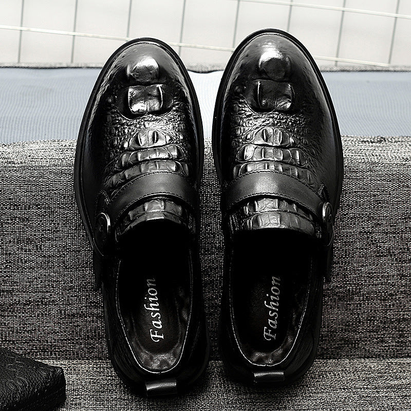 Formal Men's Shoes Trend And Fashion Top Layer Cowhide Single Shoes