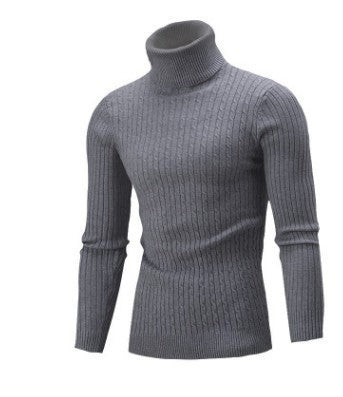 Men's Turtleneck Long Sleeve Sweater
