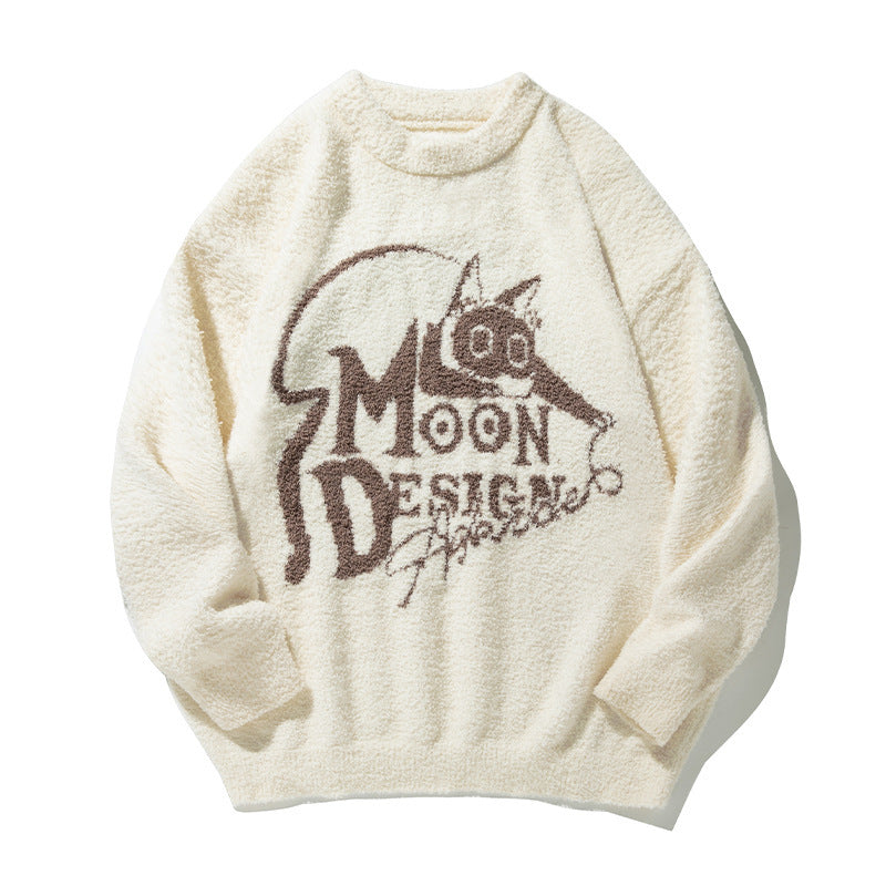 Couple Loose Pullover American Sweater