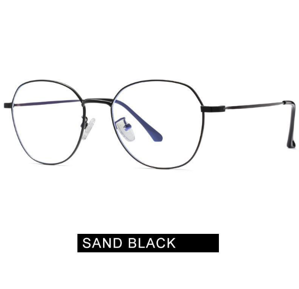Literary anti-blue light mirror glasses