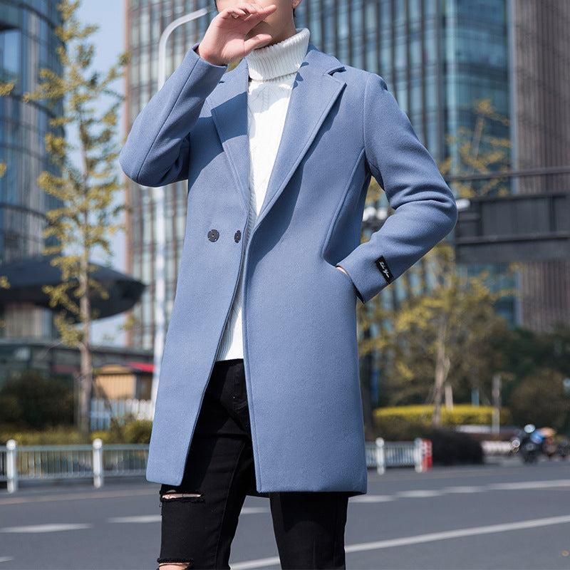 Men's Slim-Fit Trench Coat