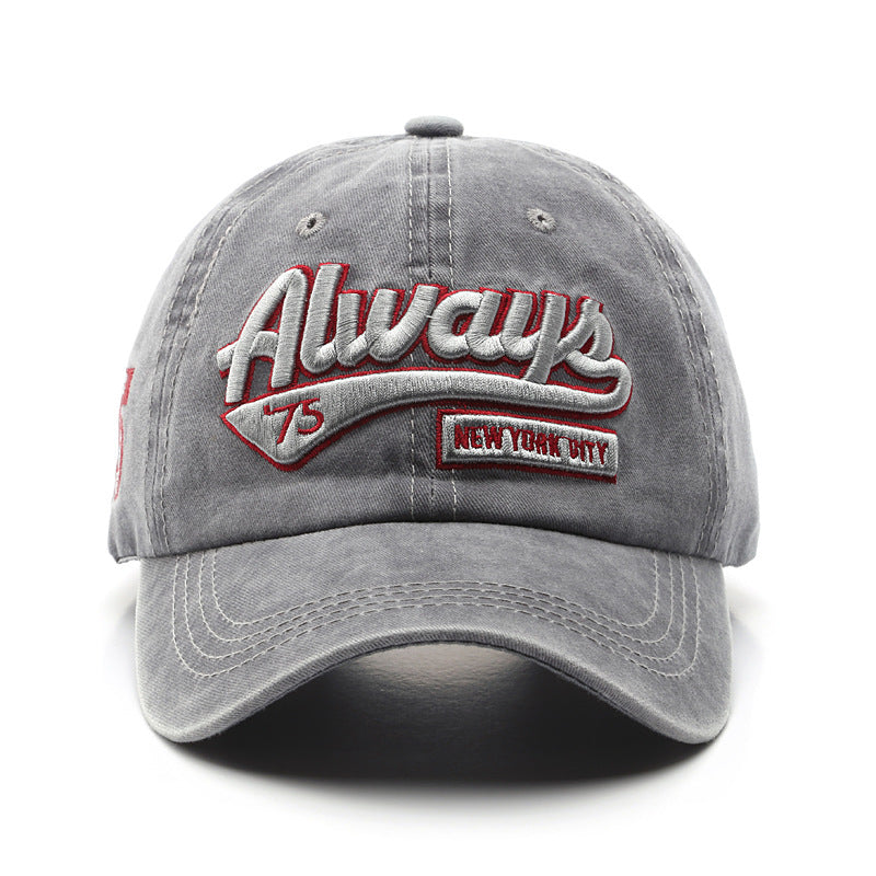 Letter Embroidery Baseball Cap